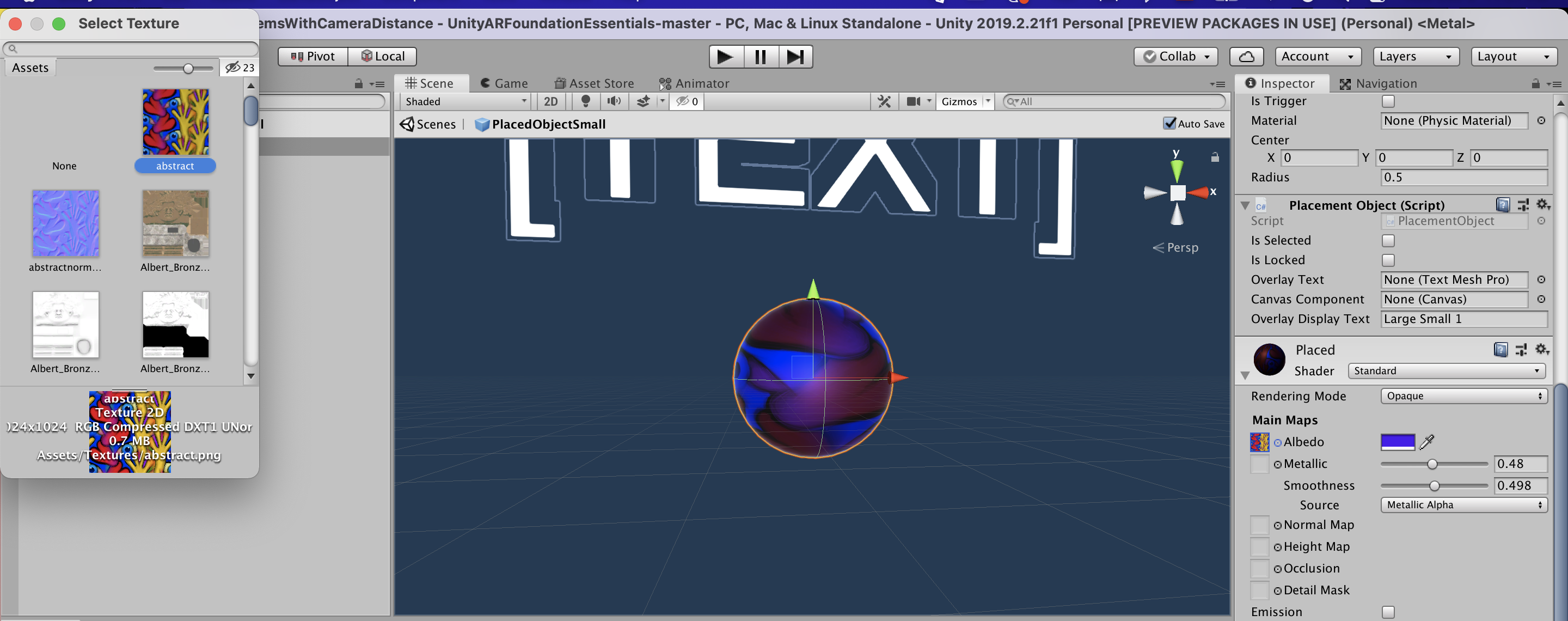 Ball in Unity