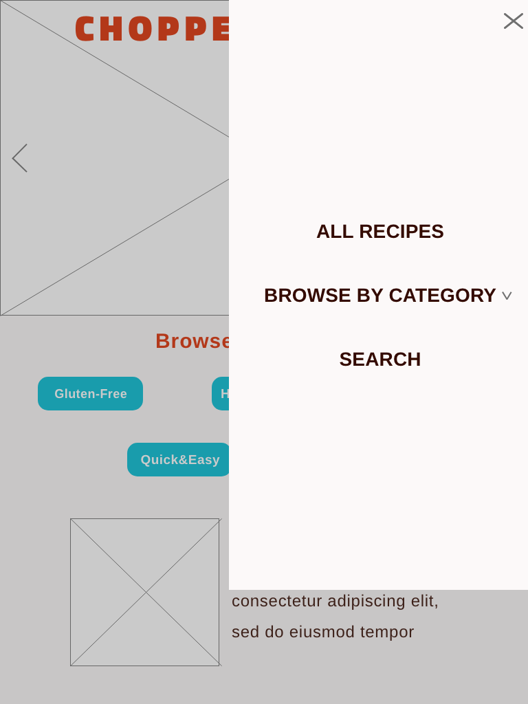 tablet wireframe