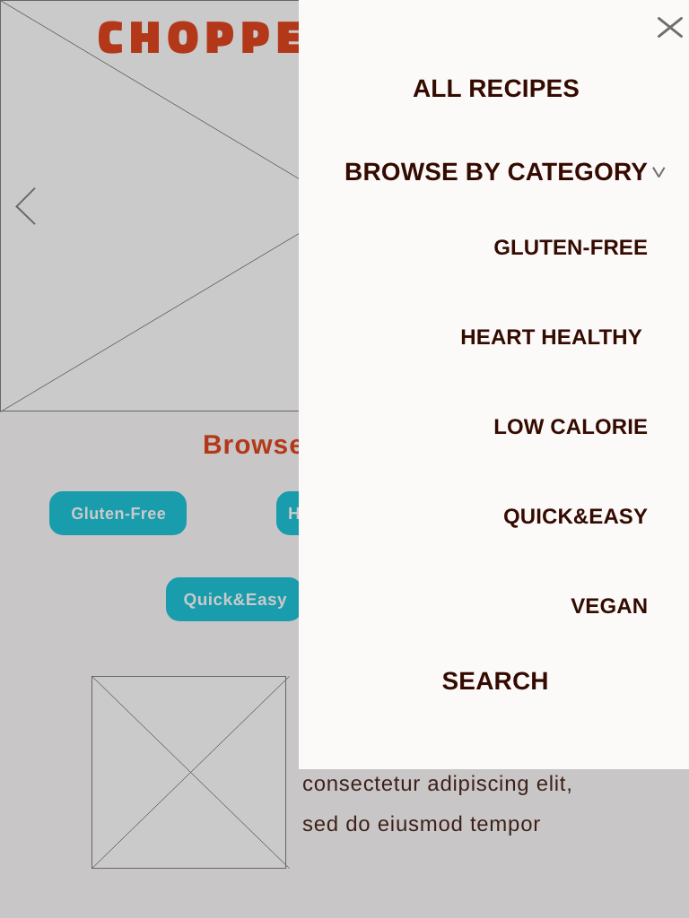 tablet wireframe